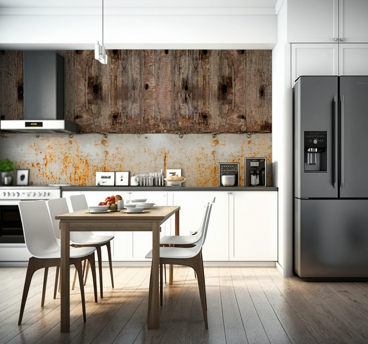 Egyéb textúra és minta fototapéta fém - TenStickers