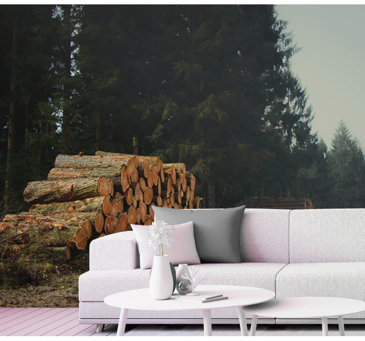 Farakások az erdőben Erdei festmények - TenStickers