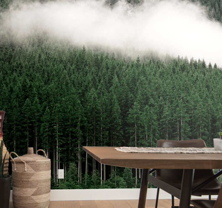 Fenséges erdő táj természeti falikárpitok - TenStickers