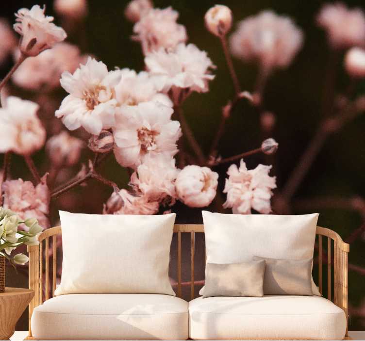 Finom virágzó virágfalfestmények - TenStickers