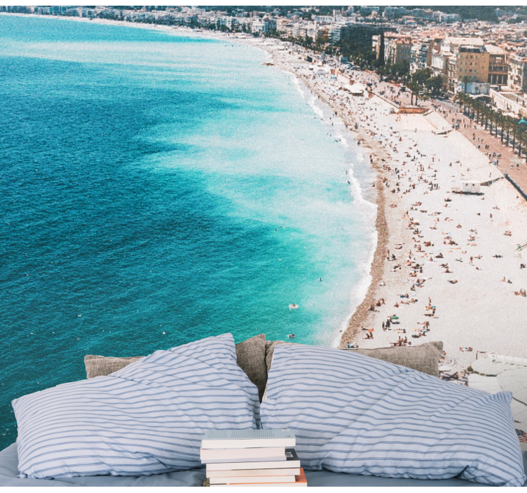 Francia tengerparti paradicsom Városi falfestmény - TenStickers