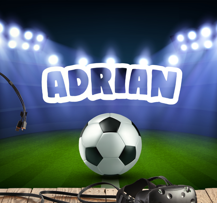 Futballpálya ünneplés Emberek falfestmények - TenStickers