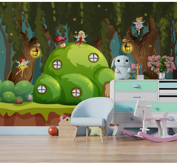 Gyerekek fototapéta tündérek világa - TenStickers
