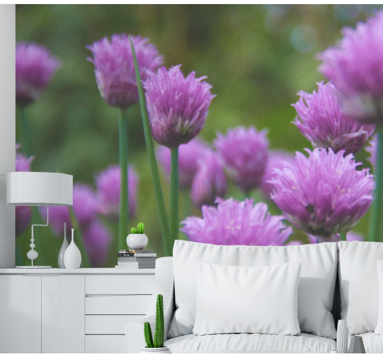 Hagymaszár virág falfestmények - TenStickers