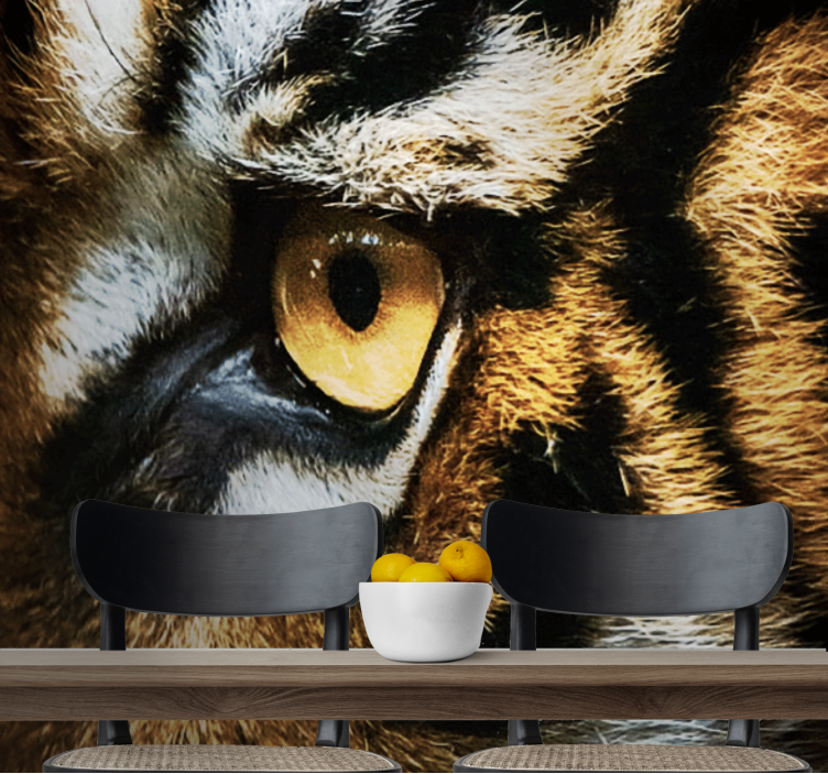 Intenzív tigrispillantás Állati fototapéta - TenStickers