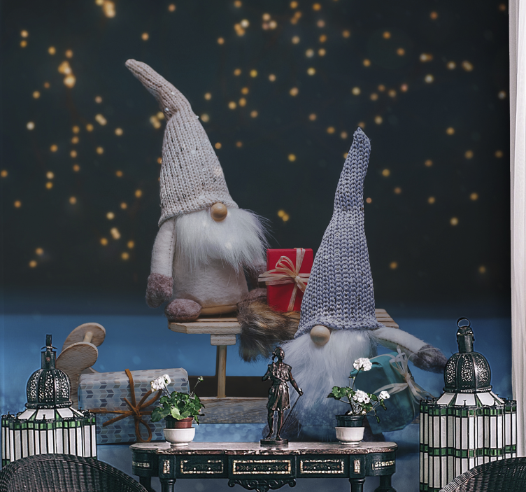 Karácsonyi falfestmények Ünnepi tündér gála - TenStickers