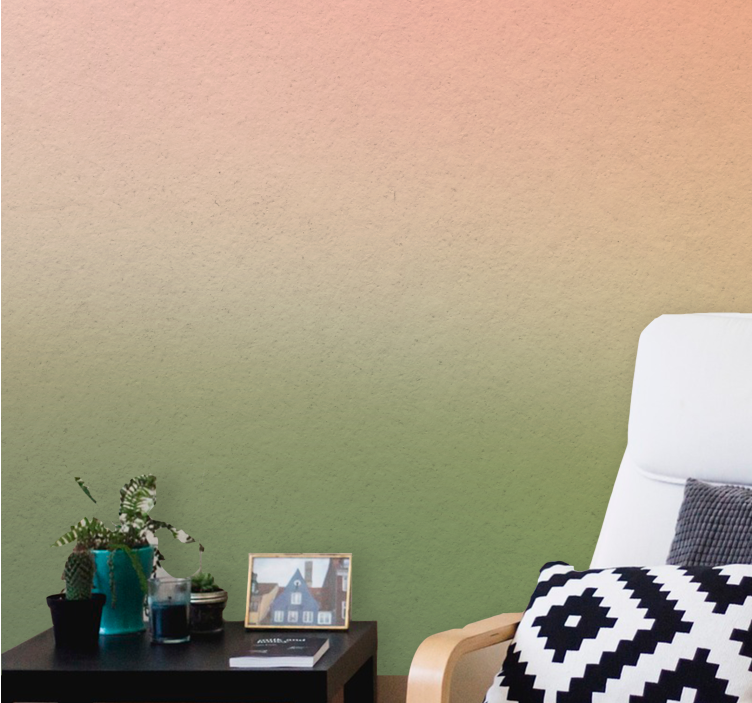 "kawaii" stílusú ombre absztrakt fototapéta - TenStickers