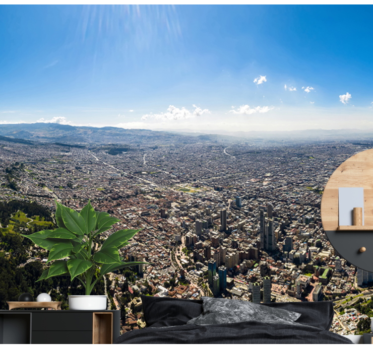 Kilátás bogota városfalra - TenStickers