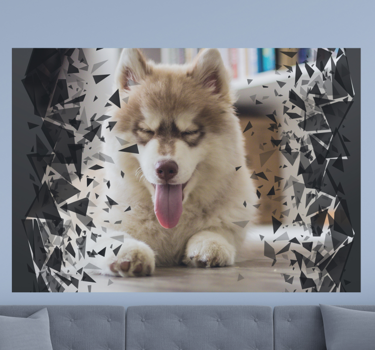 Kitörési portré Állati fototapéta - TenStickers