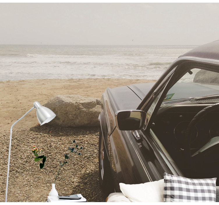 Klasszikus autó nézet Jármű falfestmények - TenStickers