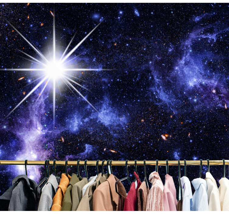 Koherens csillagmező falfestmény - TenStickers