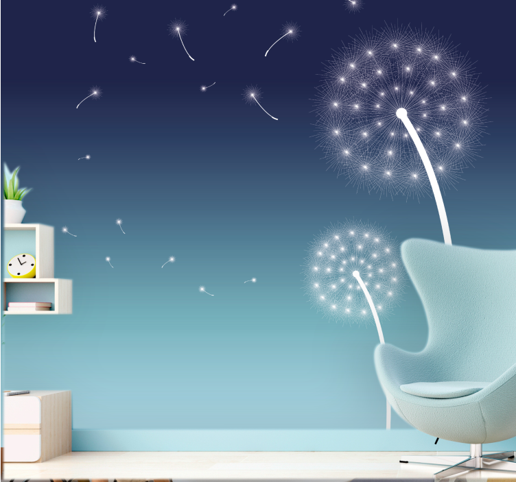 Lágy pitypang szellő falfestmények - TenStickers