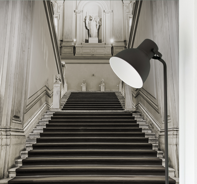 Lépcsők optikai csalódás 3d falikép - TenStickers