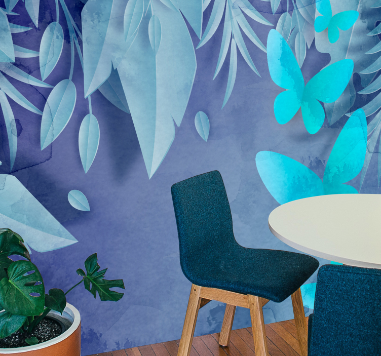 Leveles pillangók mintája Természeti falikárpitok - TenStickers