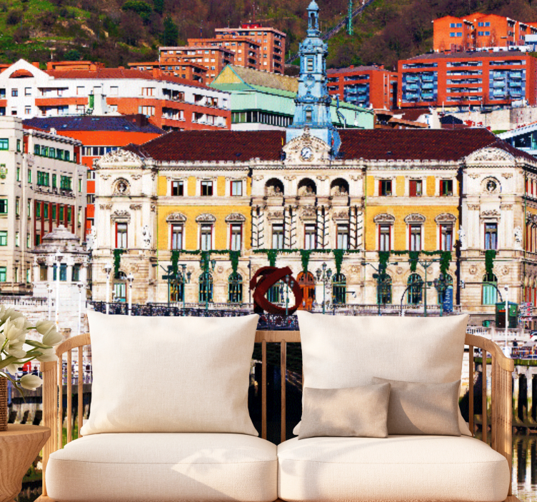 Madridi falfestmények - történelmi bilbaói építészet - TenStickers