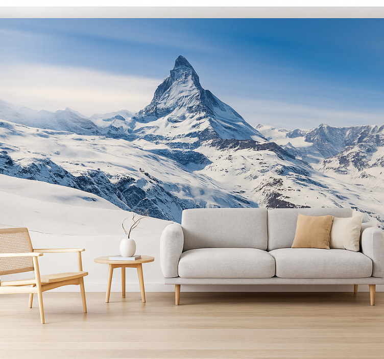Matterhorn, svájc Hegyi falfestmények - TenStickers