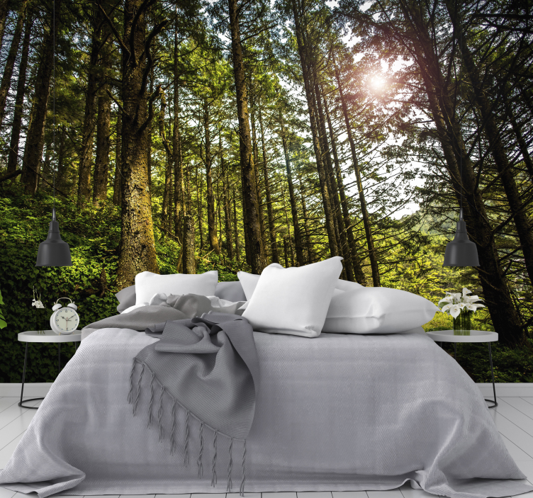 Napos erdei falfestmény!! - TenStickers