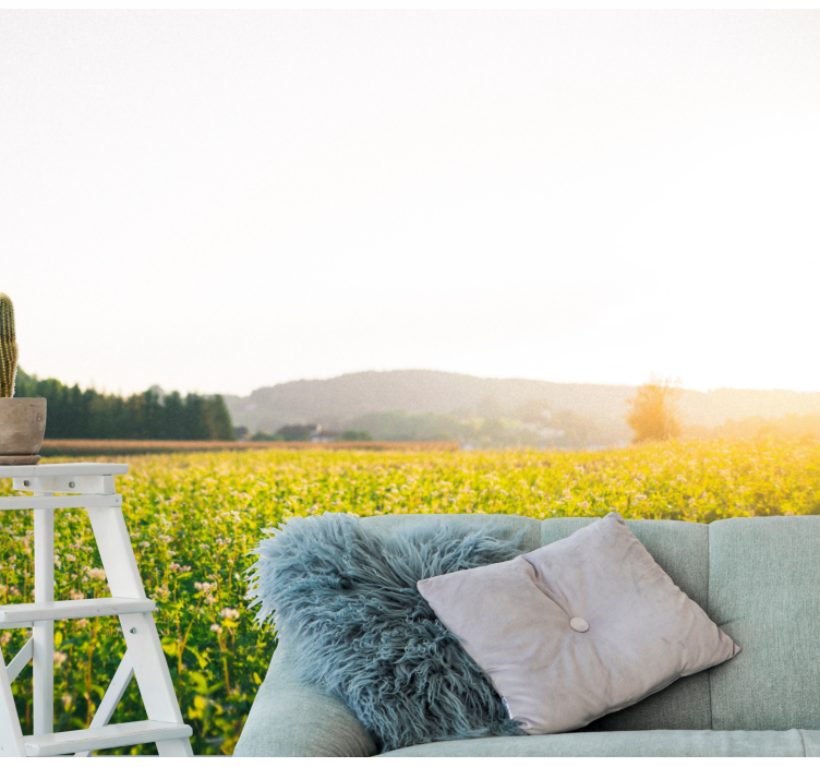 Nyugodt rét táj - természeti falikárpitok - TenStickers