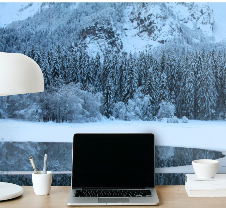 Nyugodt téli táj falfestmények - TenStickers