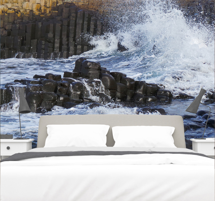 óceáni bazaltoszlopok Tengeri Falikárpit - TenStickers