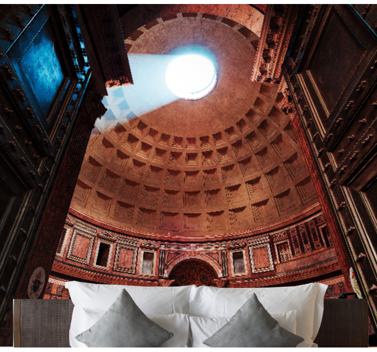 Panteon kupola kilátás Városi falfestmény - TenStickers