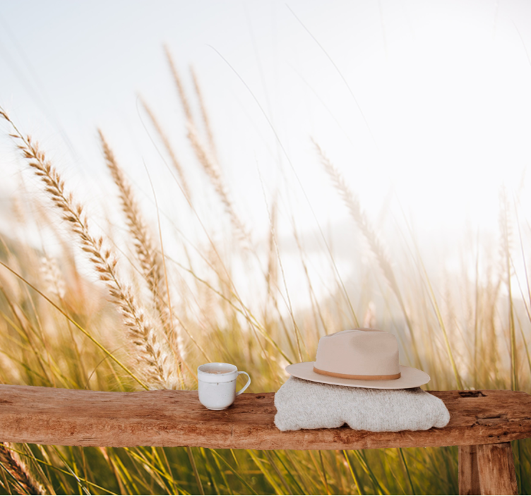 Puha fűszálak szellője természeti falikárpitok - TenStickers