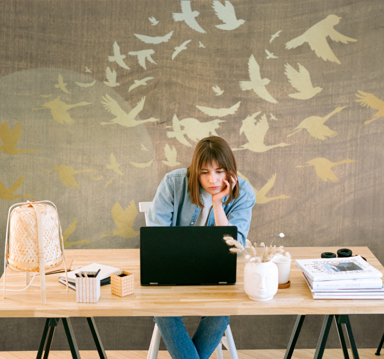 Repülőmadarak természeti falikárpitok - TenStickers