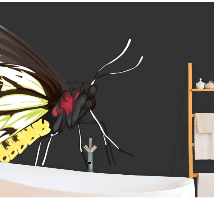 Sárga pillangó design Más fototapéta - TenStickers