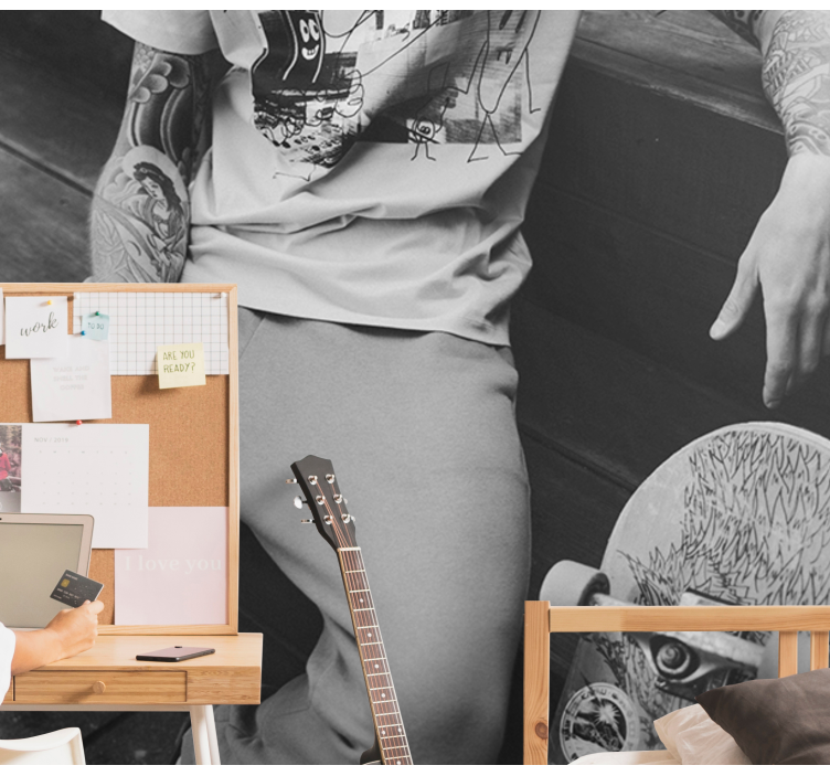 Skateboarder városi stílus faliképek - TenStickers