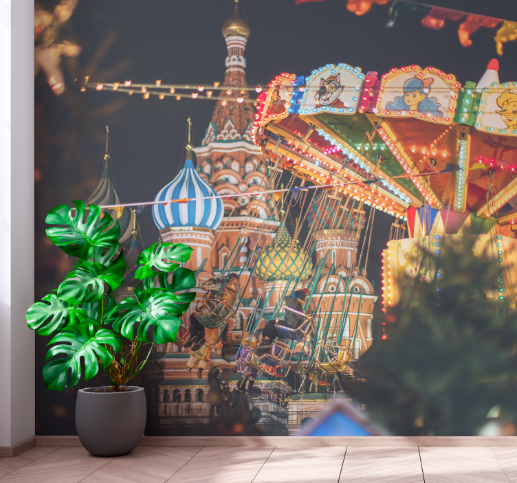 Szent vazul karneválja Városi falfestmény - TenStickers