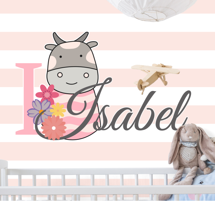 Szerelem falfestmények - szeretem a tehenet - TenStickers