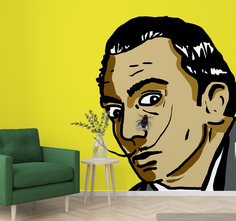 Szürreális portrétalálkozás Művészeti falfestmények - TenStickers