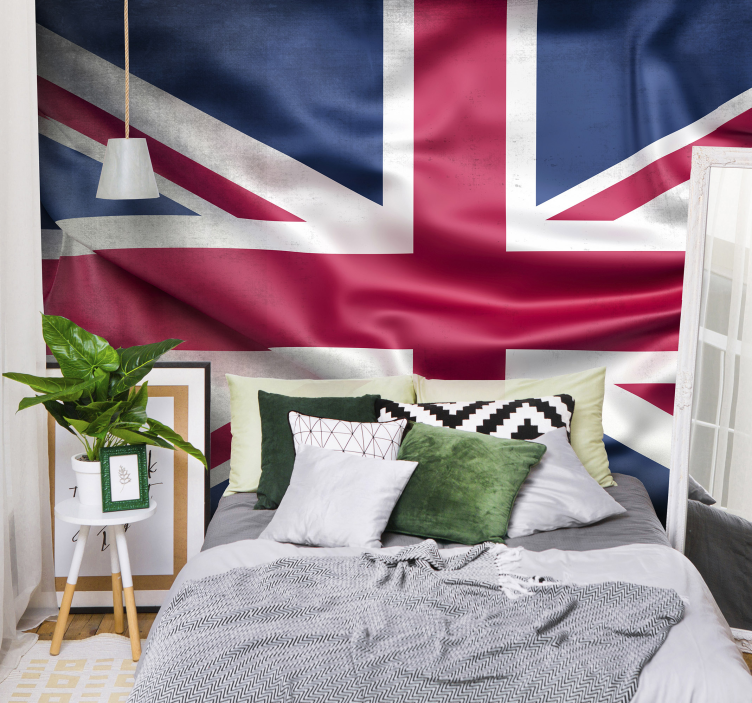 Union jack flag london falfestmény - TenStickers