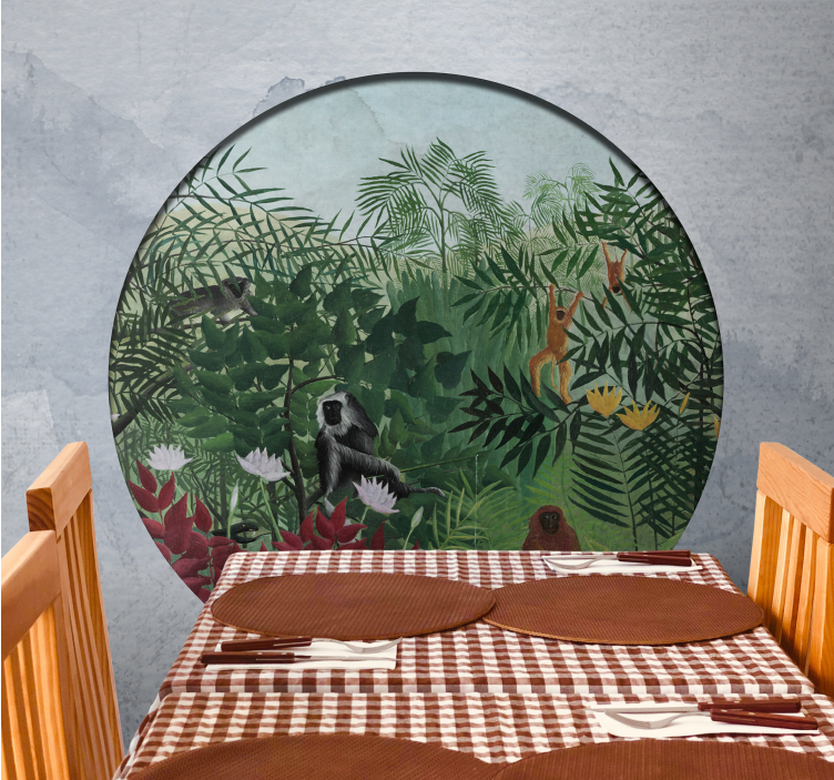 Vibráló dzsungel falfestmények - TenStickers