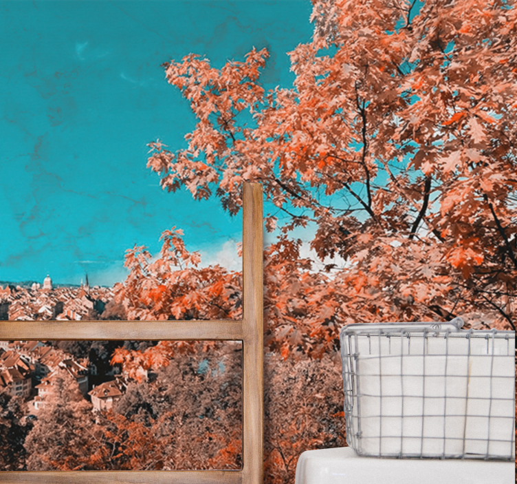 Vibráló Őszi táj falfestmények - TenStickers