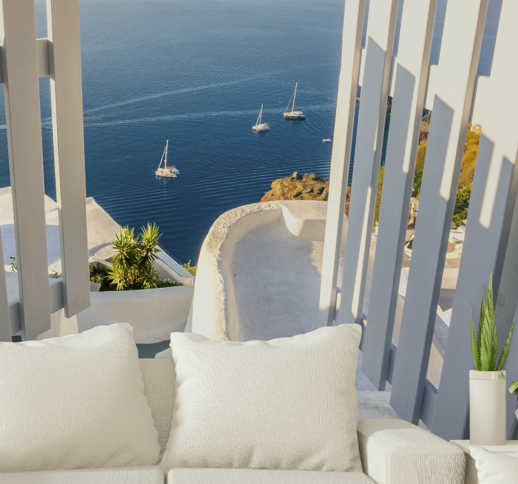 Vitorlások az óceán felett Táj falfestmények - TenStickers