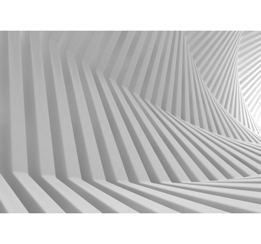 Absztrakt geometriai hullámok 3d hatású fototapéta - TenStickers