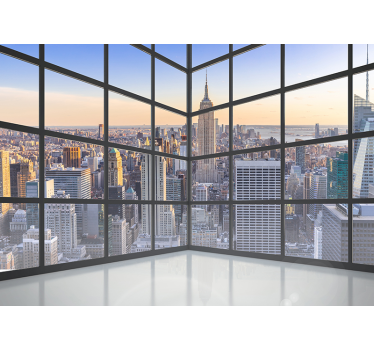 3d ablak new york 3d falfestmény - TenStickers