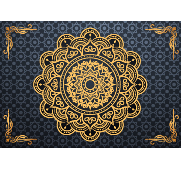 Arany mandala zen falfestmény - TenStickers