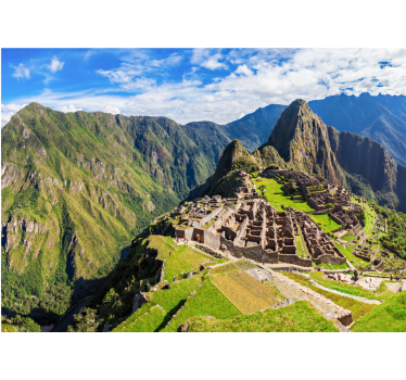 Machu picchu látképe Városi falfestmény - TenStickers