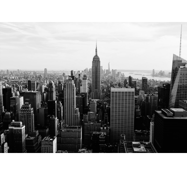 Empire state building kilátás New york falfestmények - TenStickers