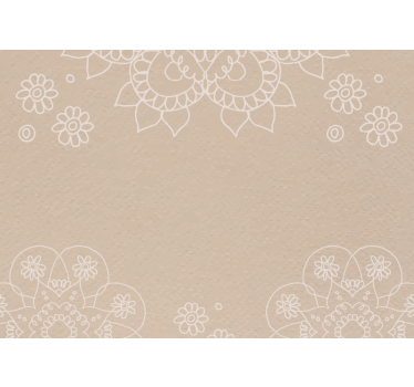 Indiai mintás mandala falfestmények - TenStickers