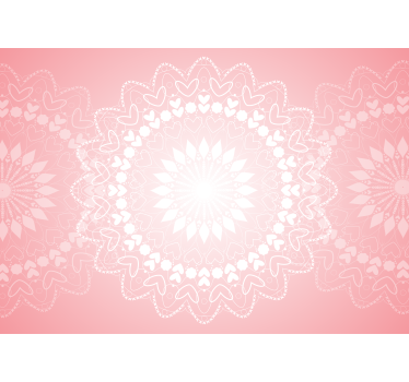 Szív felhő mandala falfestmények - TenStickers