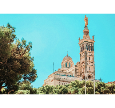 Notre dame de la garde nappali falfestmény - TenStickers