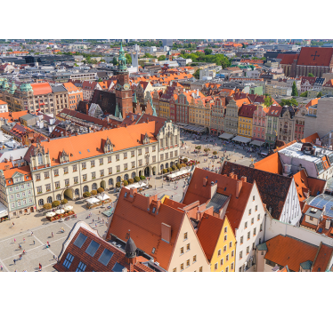 Történelmi városkép Városi falfestmény - TenStickers
