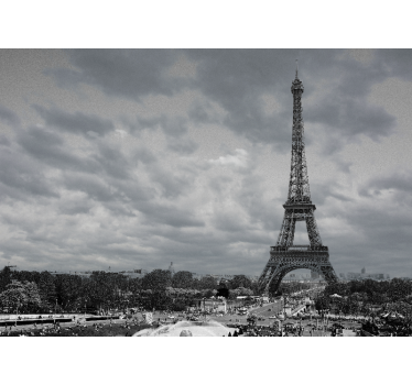 Párizsi falfestmények eiffel-torony kilátásokkal - TenStickers