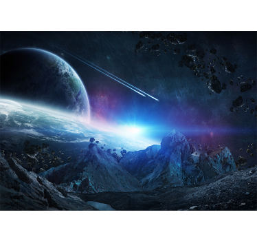 Univerzum tudományos-fantasztikus koncepció tér falfestmény tapét - TenStickers