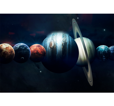 Galaxis csillagokkal tér falfestmény háttérkép - TenStickers