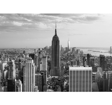 New york falfestmények - birodalmi állam városi táj - TenStickers