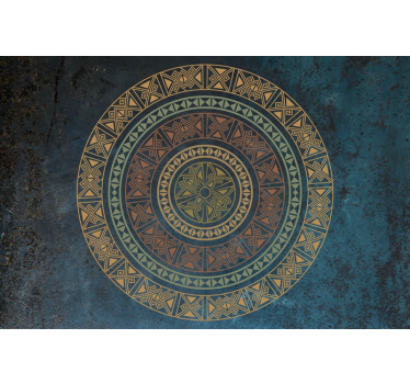 Mandala falfestmények - bonyolult geometriai elrendezések - TenStickers